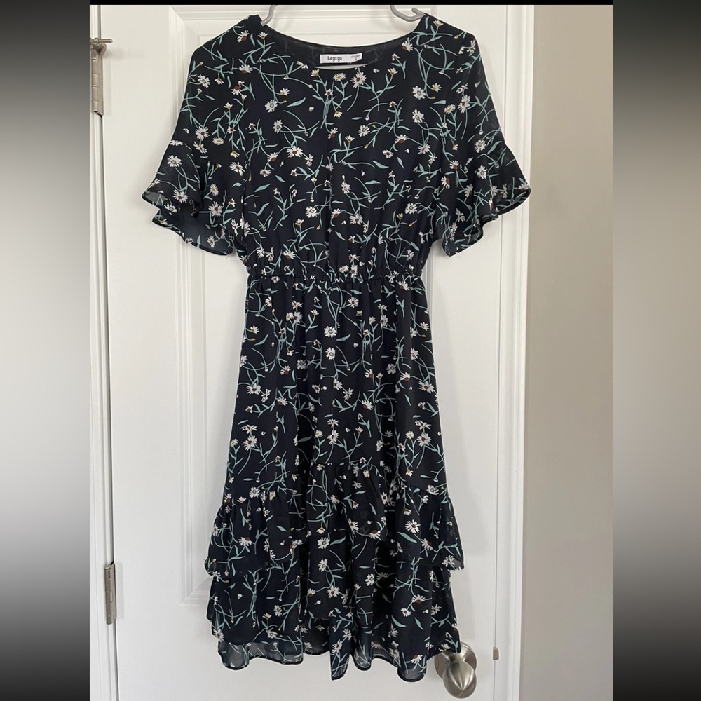Black Floral Dress